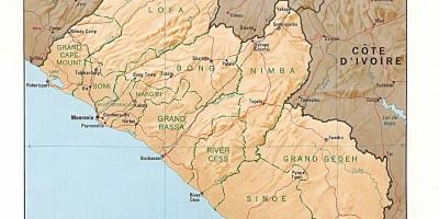 Povući olakšanje karta za Liberiju